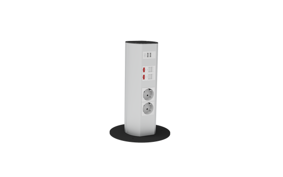 Kolon Grubu - Sebeke + 2x2'li USB Sarj + 4 Cat6