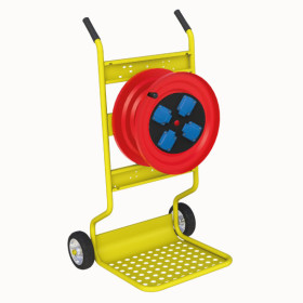 M120 Cable Reel with metal body 4(1x16A) Panel Socket + Signal - 3