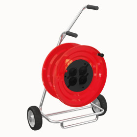 M120 Cable Reel with Metal Body 4(1x16A) Schuko + Signal - 2