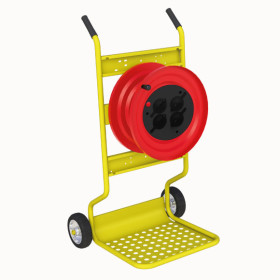 M120 Cable Reel with Metal Body 4(1x16A) Schuko + Signal - 3