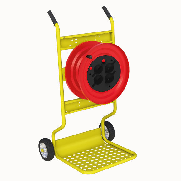 M120 Cable Reel with Metal Body 4(1x16A) + Signal + Thermal Switch - 3