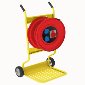 M130 Cable Reel with Metal Body 1(4x25A) CEE +  2(1x16A) Panel Socket - 3