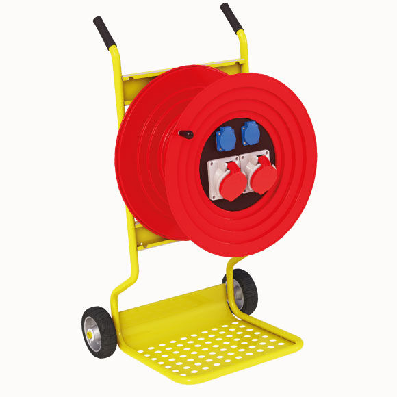 M140 Cable Reel with Metal Body 2(4x25A) Socket +  2(1x16A) Panel Socket - 3