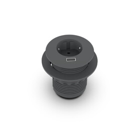 Tekli Şebeke Prizi + Tip A USB Şarj