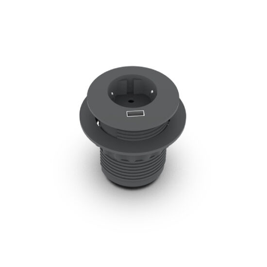 Tekli Şebeke Prizi + Tip A USB Şarj