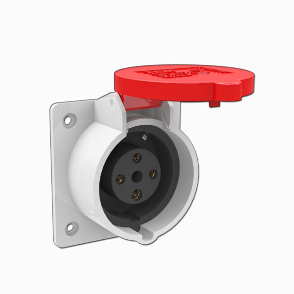 Panel Mounting Socket 3x16A 