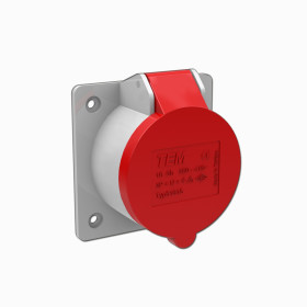 Panel Mounting Socket 3x16A - Thumbnail