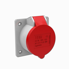 Panel Mounting Socket 3x32A - Thumbnail