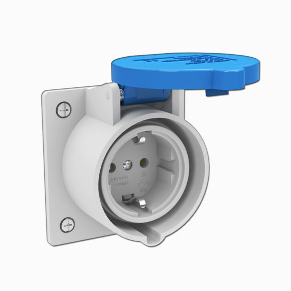 Panel Mounting Socket IP44 