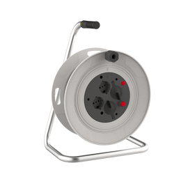 Plastic reel without Cable  2(1x16) Schuko + 1(4x25A )