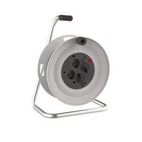 Plastic Reel without cable  4(1x16) Shuko + Signal led