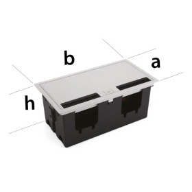 Socket Case with Plastic Body 127x253x120mm - 2
