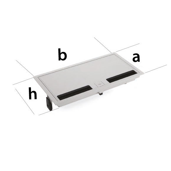 Socket Case with Plastic Body 127x253x63mm - 2