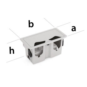 Socket Case with Plastic Body 80x170x103mm - 2