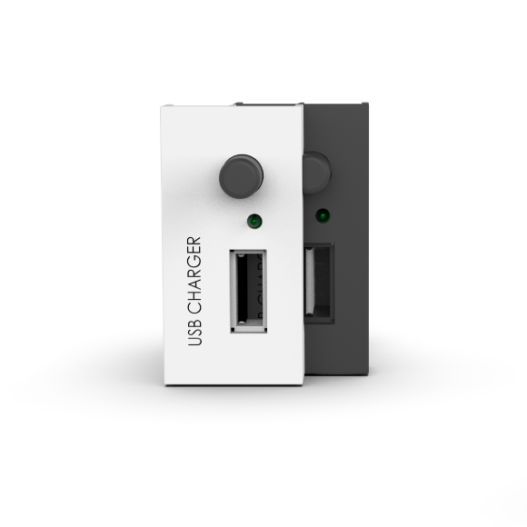 USB Şarj Cihazı 22.5x45 mm Tip A-2A